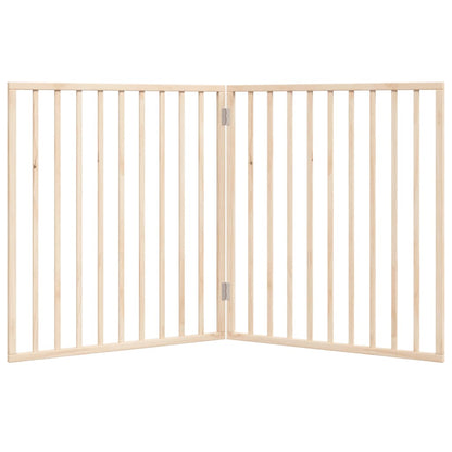 Hundegitter Faltbar 2 Paneele 160 cm Pappelholz