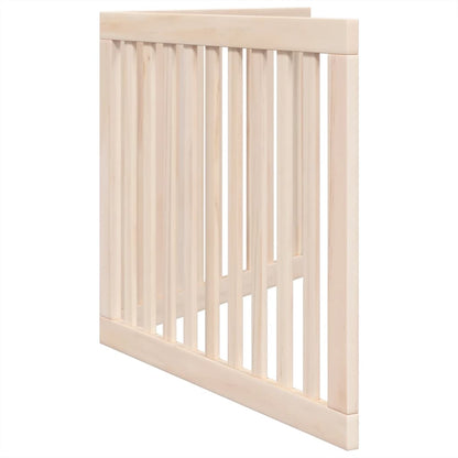 Hundegitter Faltbar 2 Paneele 160 cm Pappelholz