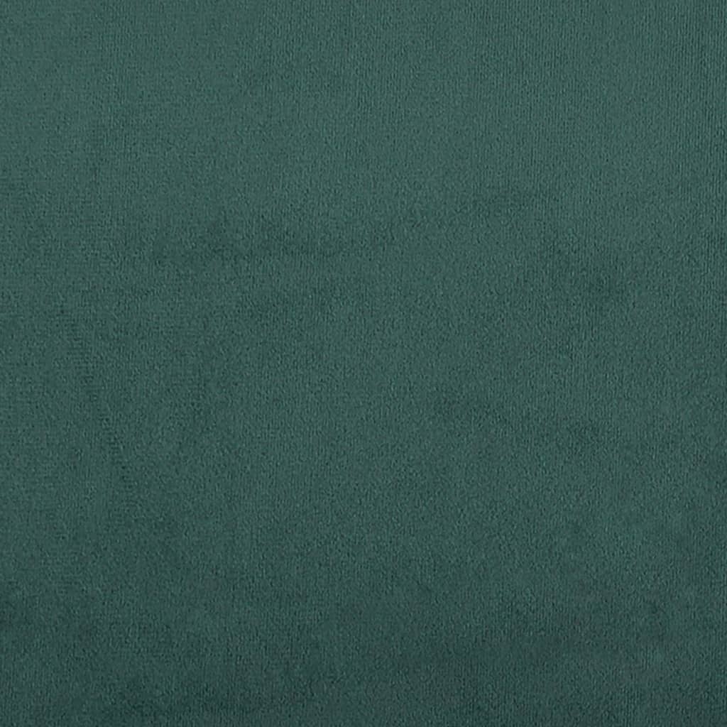 Sovesofa med puder Dark Green Velvet
