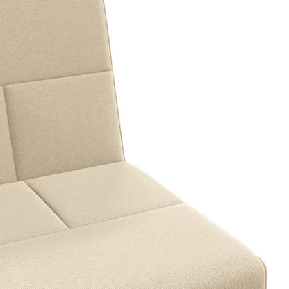 Sovesofa med kopholdere cremestof