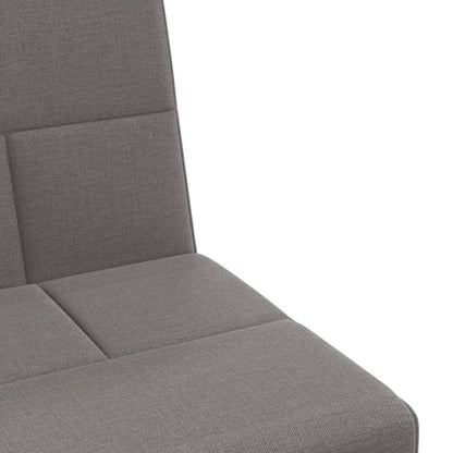 Sovesofa med kopholdere i taupe stof