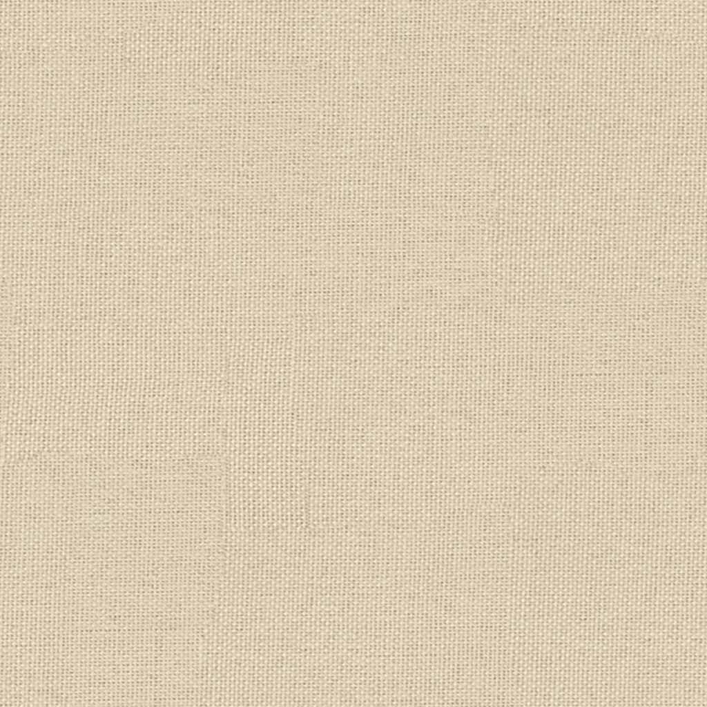 Schlafsofa Creme Stoff