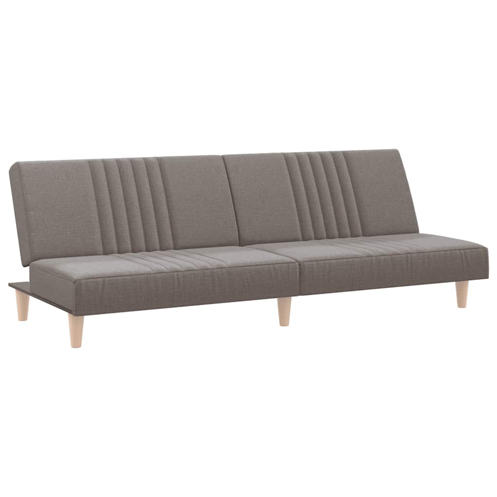 Schlafsofa Taupe Stoff