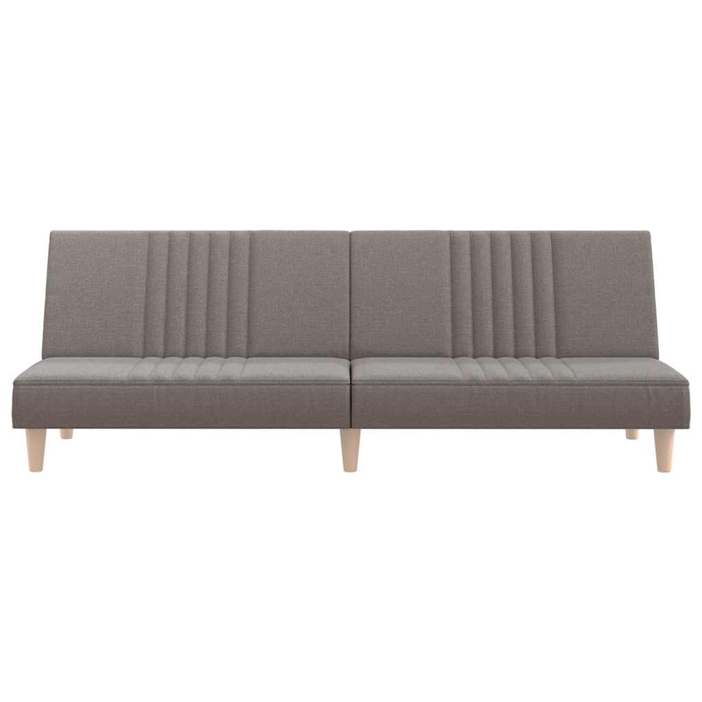 Schlafsofa Taupe Stoff