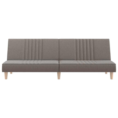 Schlafsofa Taupe Stoff