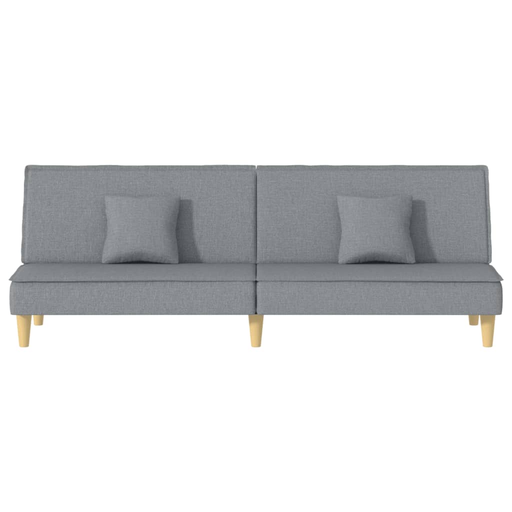 sovesofa lysegråt stof