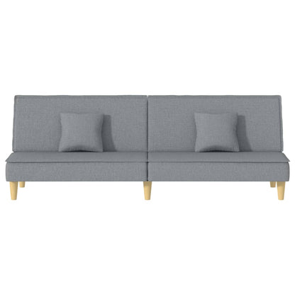 sovesofa lysegråt stof