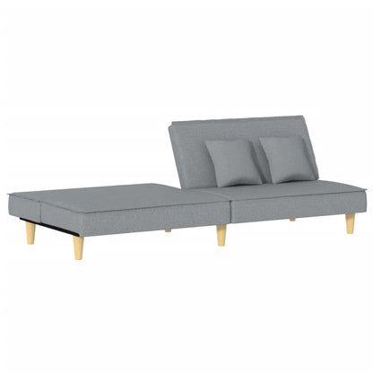 sovesofa lysegråt stof