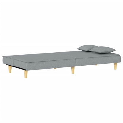 sovesofa lysegråt stof