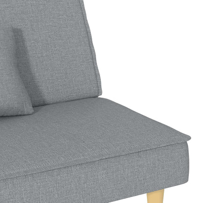 sovesofa lysegråt stof