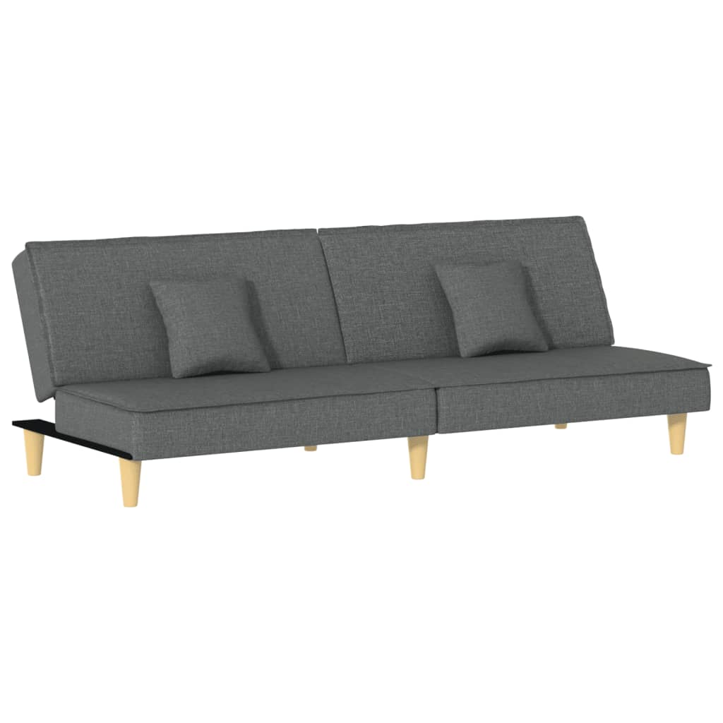 sovesofa mørkegrå stof