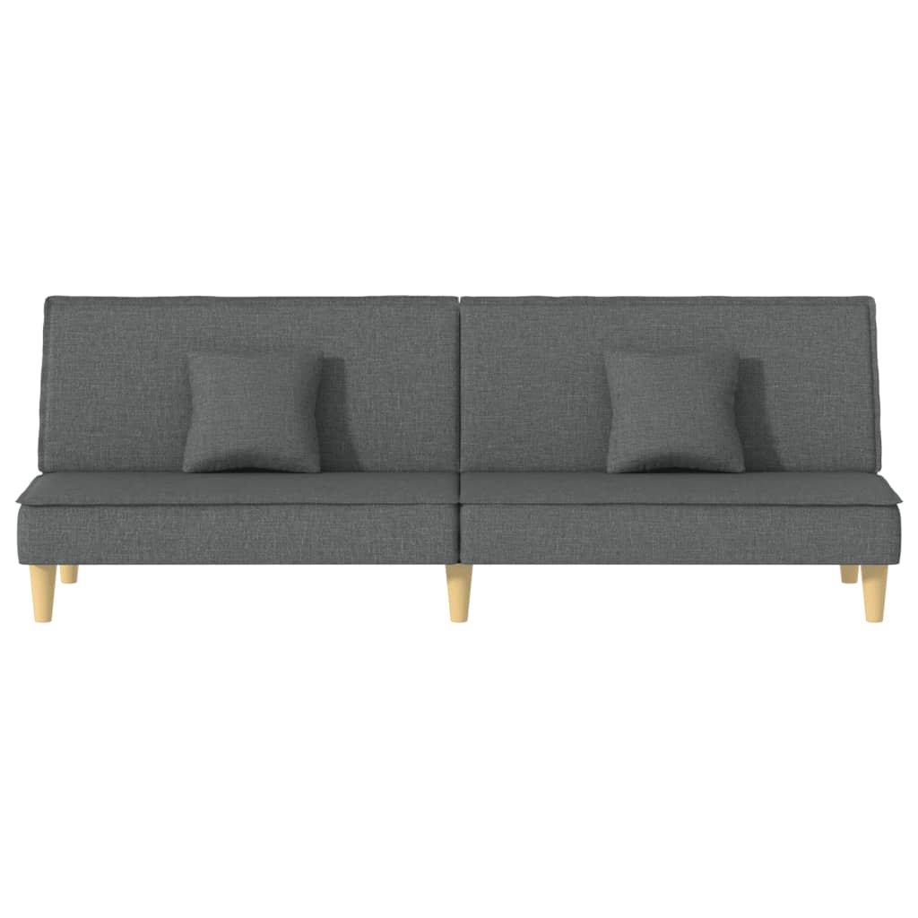 sovesofa mørkegrå stof