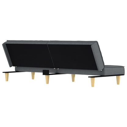 sovesofa mørkegrå stof