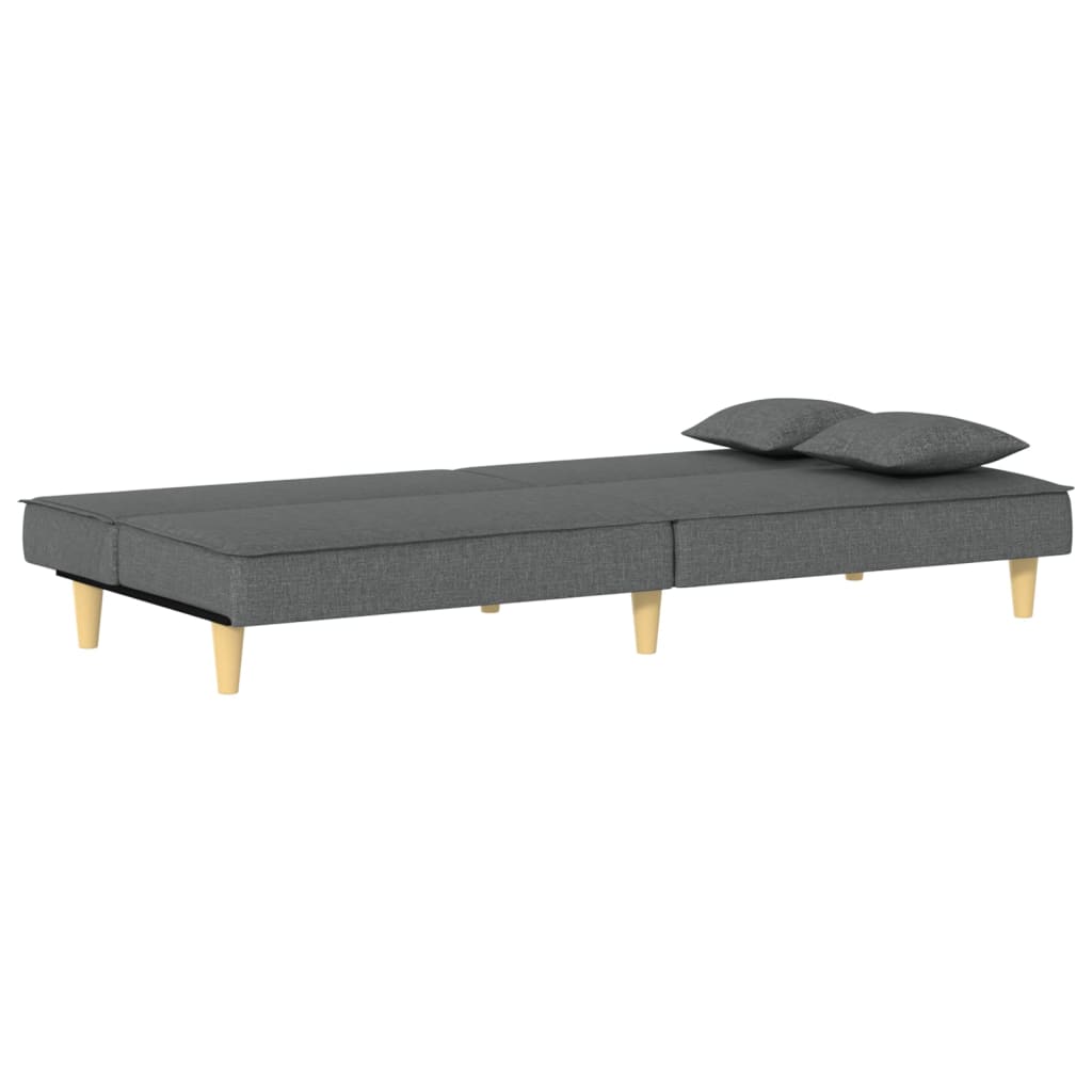 sovesofa mørkegrå stof