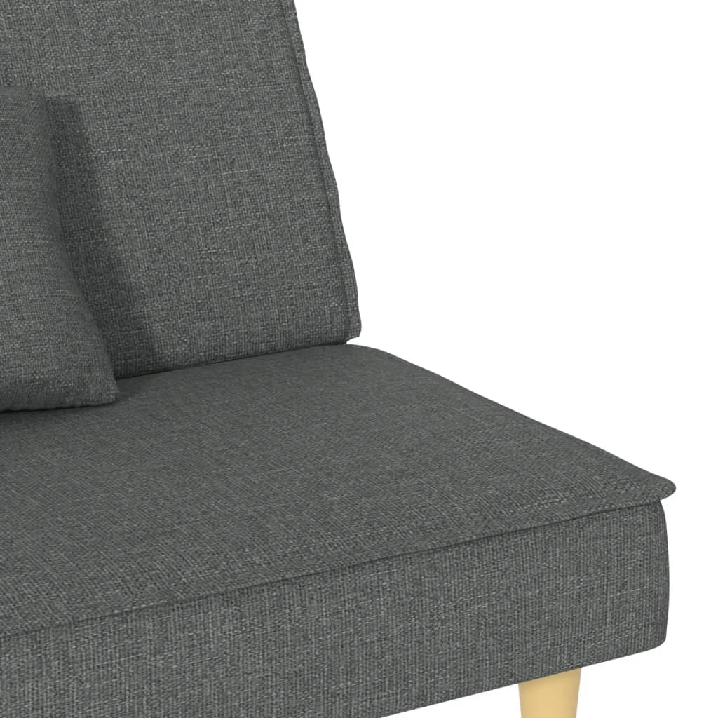 sovesofa mørkegrå stof