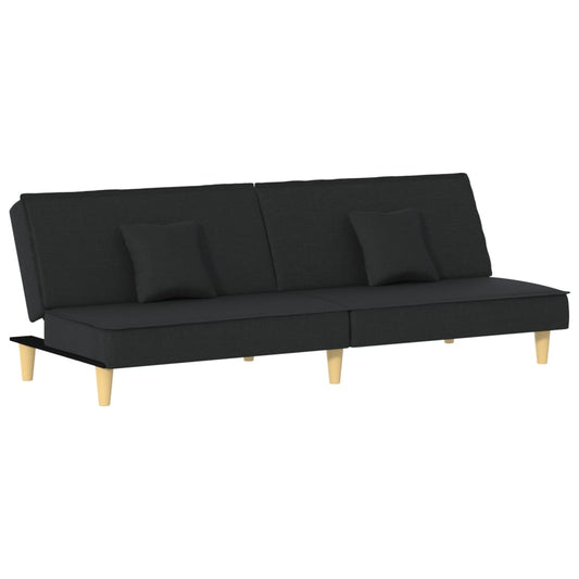 Sovesofa sort stof