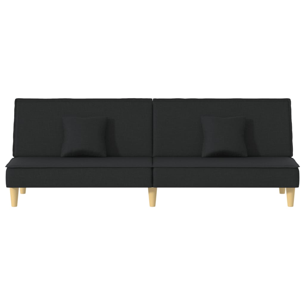 Schlafsofa Schwarz Stoff