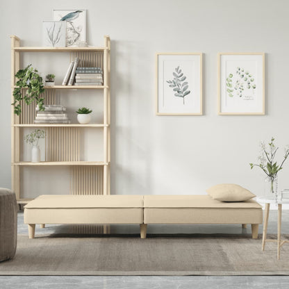 sovesofa creme stof