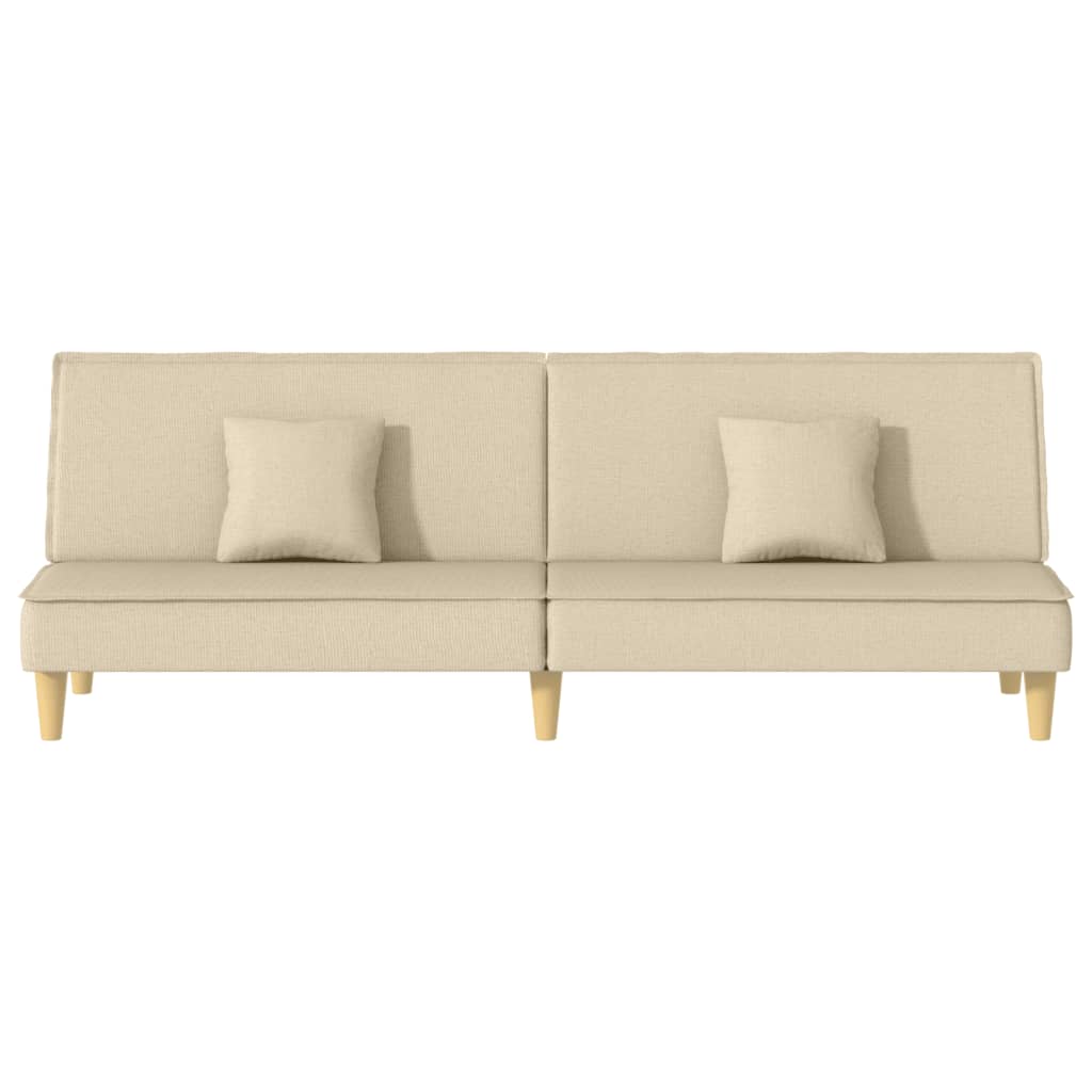 sovesofa creme stof