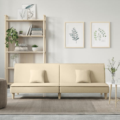 sovesofa creme stof