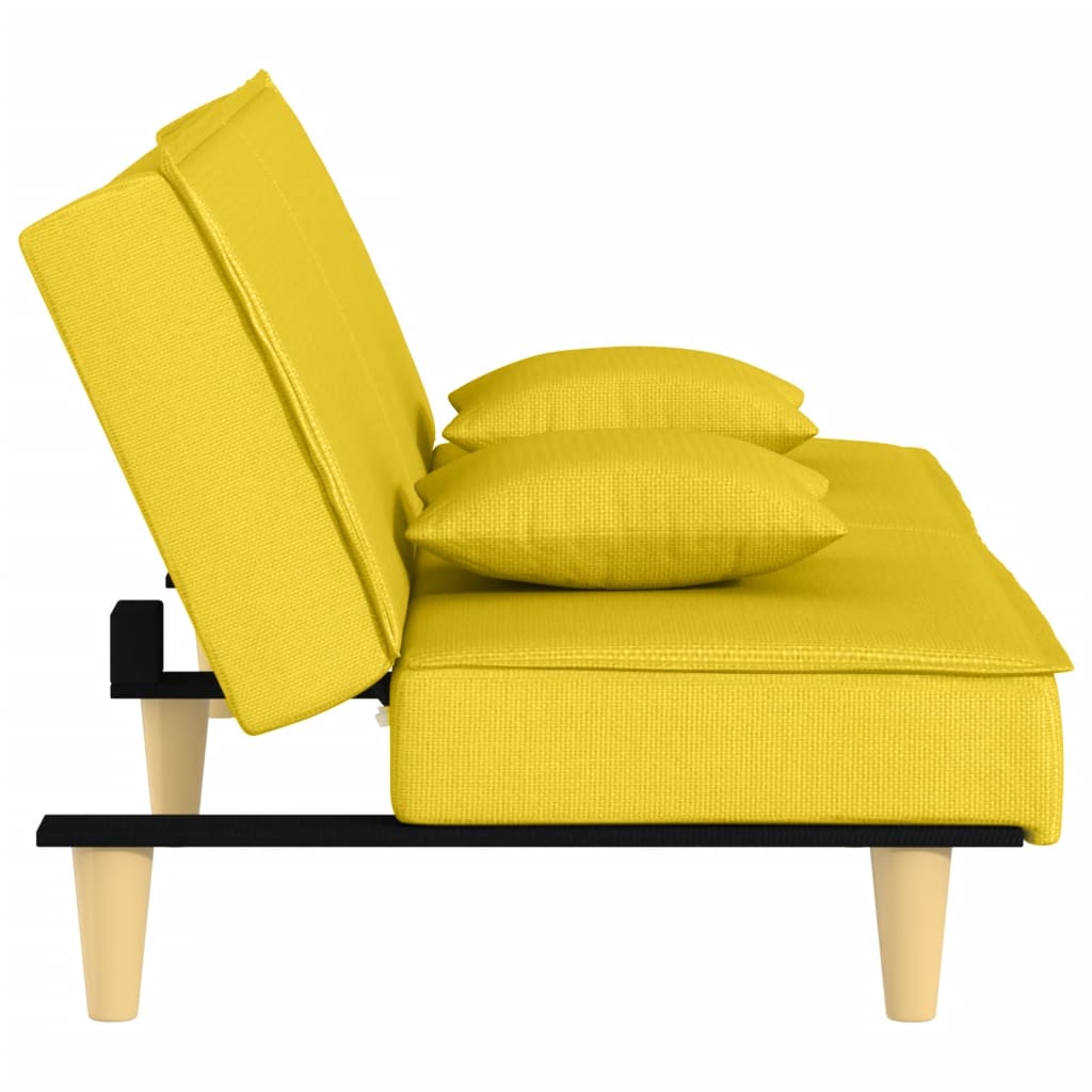 Sovesofa Lysegult Stof