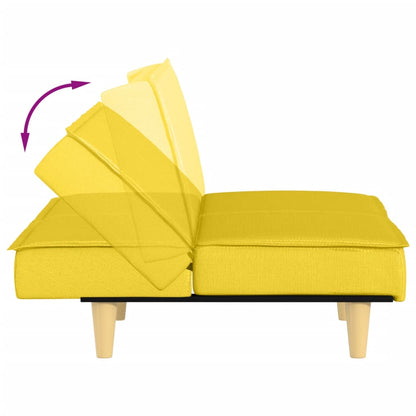 Sovesofa Lysegult Stof