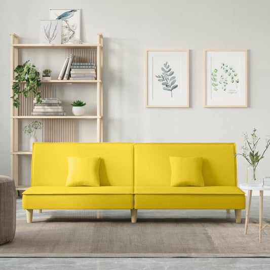 Sovesofa Lysegult Stof