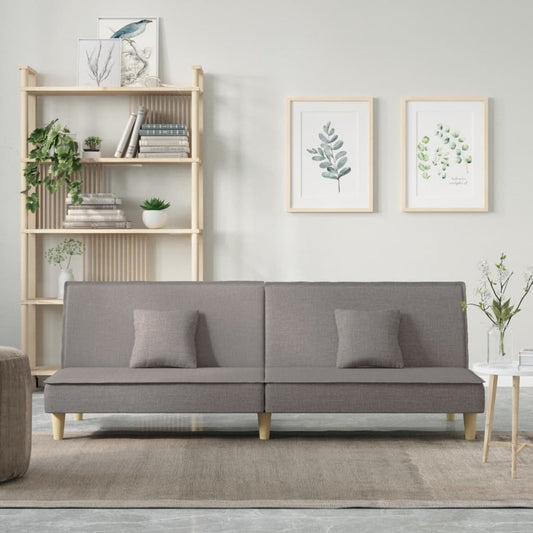 sovesofa taupe stof