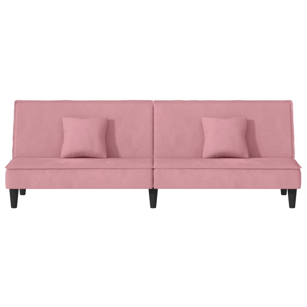 Schlafsofa Rosa Samt