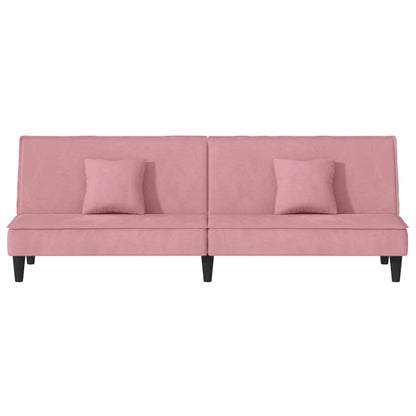 Schlafsofa Rosa Samt