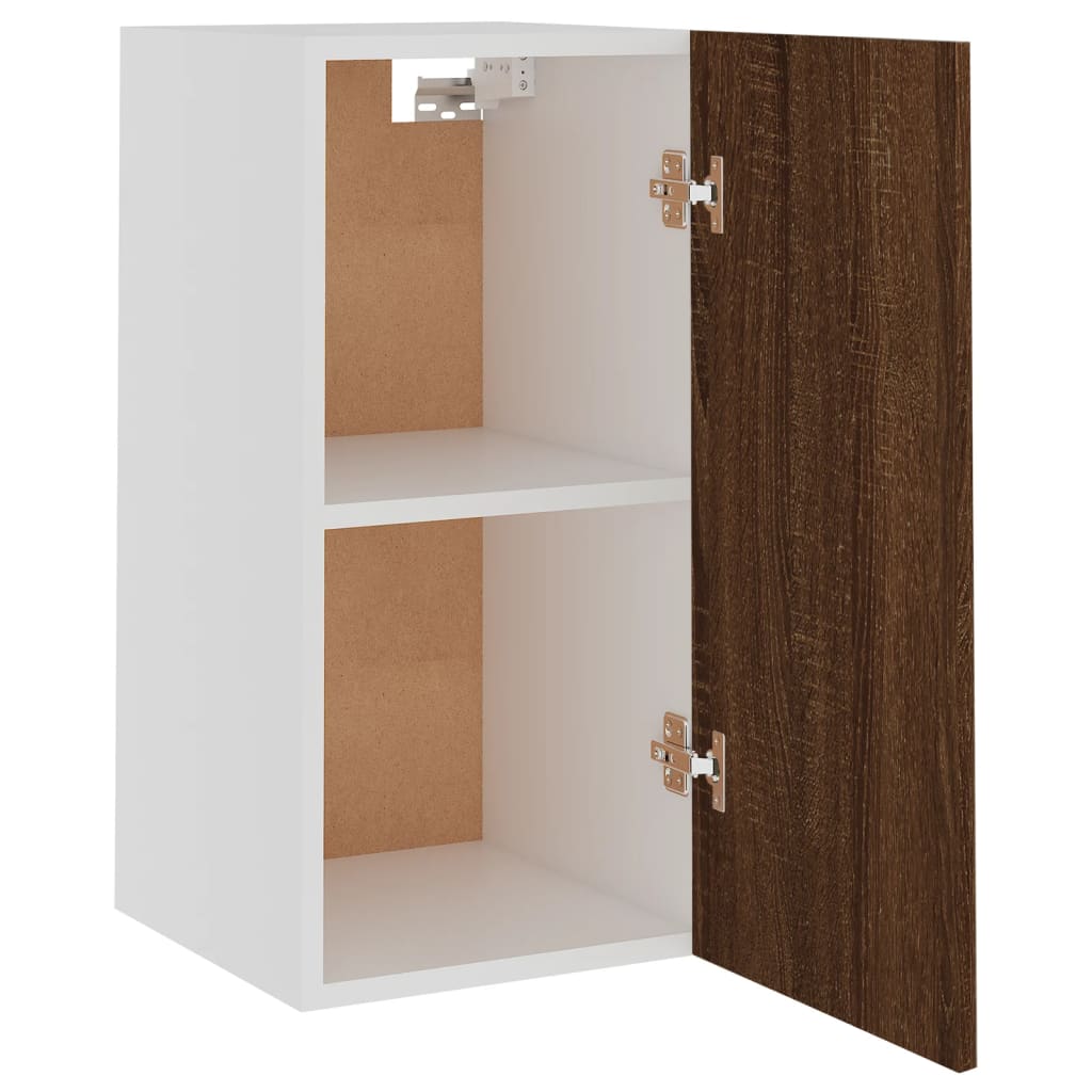 Hängeschrank Lyon Braun Eichen-Optik 29,5x31x60 cm Holzwerkstoff