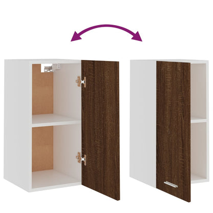 Hängeschrank Lyon Braun Eichen-Optik 29,5x31x60 cm Holzwerkstoff