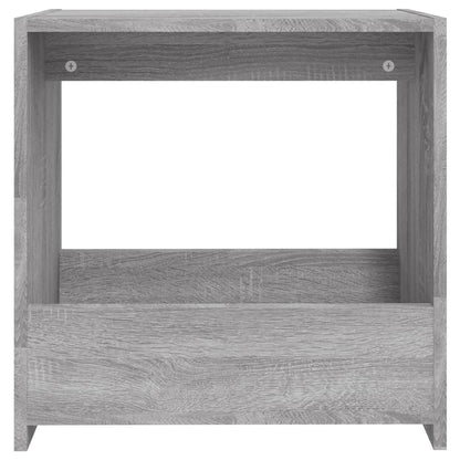 Beistelltisch Grau Sonoma 50x26x50 cm Holzwerkstoff