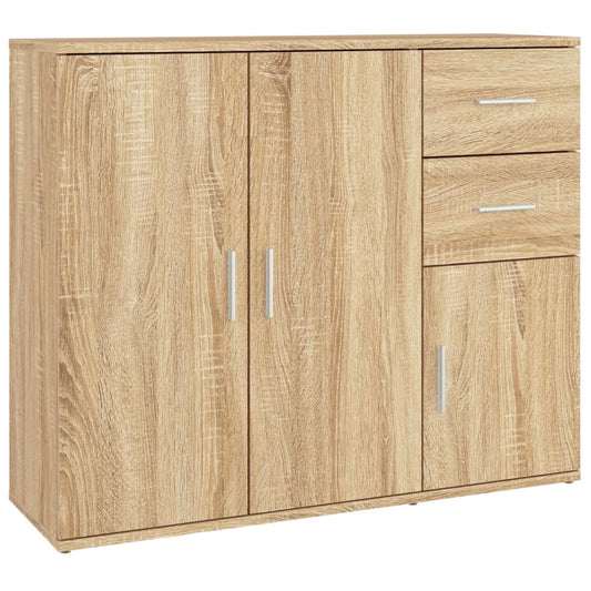 Sideboard Sonoma-Eiche 91 x 29,5 x 75 cm Holzwerkstoff