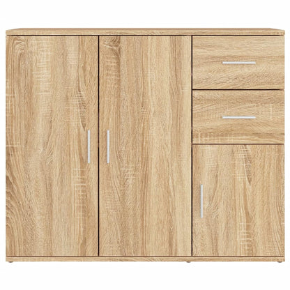 Sideboard Sonoma-Eiche 91 x 29,5 x 75 cm Holzwerkstoff