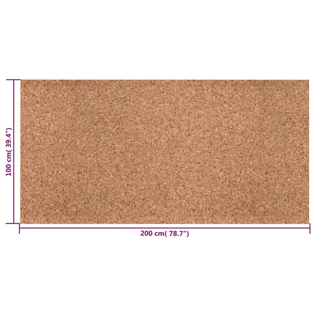 Korkrolle 100x200 cm 8 mm