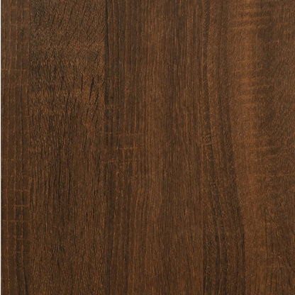Nachttisch Braun Eichen-Optik 40x35x70 cm Holzwerkstoff