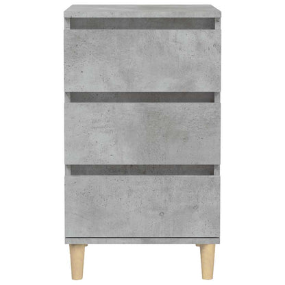 Nachttisch Betongrau 40x35x70 cm Holzwerkstoff