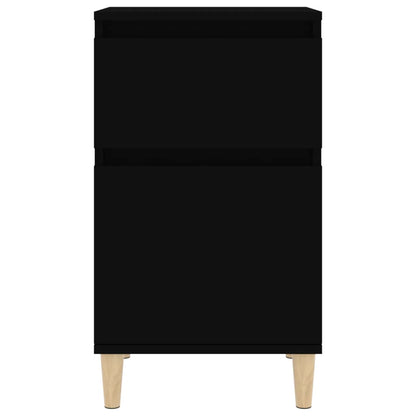 Nachttisch Schwarz 40x35x70 cm