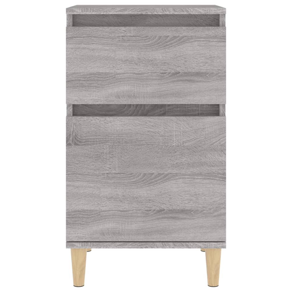 Nachttische 2 Stk. Grau Sonoma 40x35x70 cm