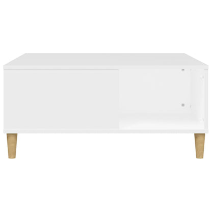 Couchtisch Weiß 80x80x36,5 cm Holzwerkstoff