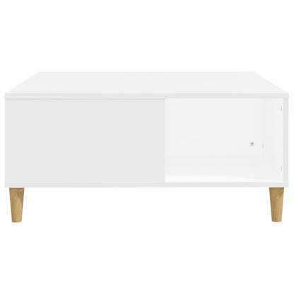 Couchtisch Weiß 80x80x36,5 cm Holzwerkstoff