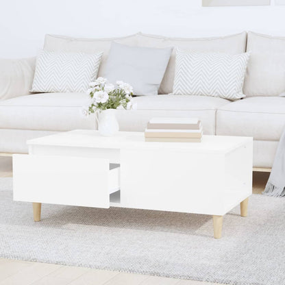 Couchtisch Weiß 90x50x36,5 cm Holzwerkstoff