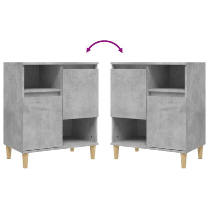 Sideboard Betongrau 60x35x70 cm Holzwerkstoff