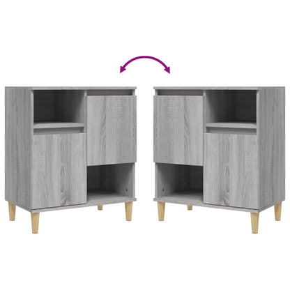 Sideboard Grau Sonoma 60x35x70 cm Holzwerkstoff