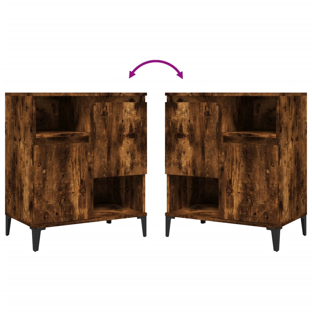 Sideboard Räuchereiche 60x35x70 cm Holzwerkstoff