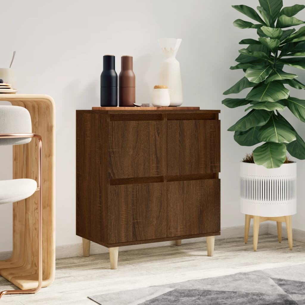 Sideboard Braun Eichen-Optik 60x35x70 cm Holzwerkstoff