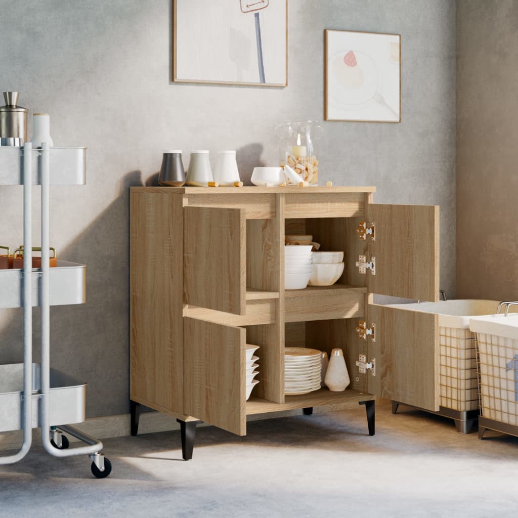 Sideboard Sonoma-Eiche 60x35x70 cm Holzwerkstoff