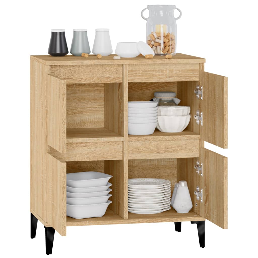 Sideboard Sonoma-Eiche 60x35x70 cm Holzwerkstoff