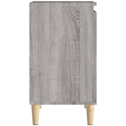 Waschbeckenunterschrank Grau Sonoma 58x33x60 cm Holzwerkstoff